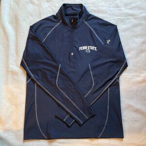 Under Armour Unisex coldgear Penn State 1/4 Zip Pullover, Navy Blue, Sz S